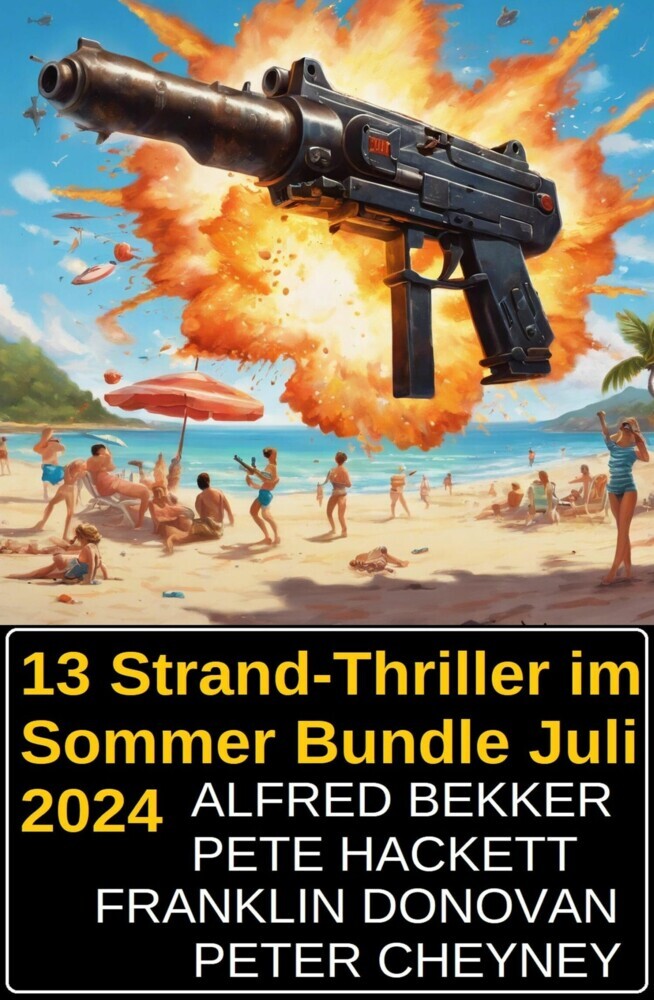 13 Strand-Thriller im Sommer Bundle Juli 2024 main product photo