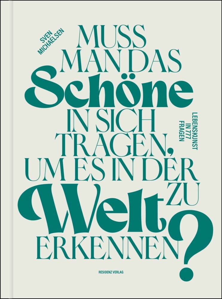 Muss man das Schöne in sich tragen, um es in der Welt zu erkennen? main product photo