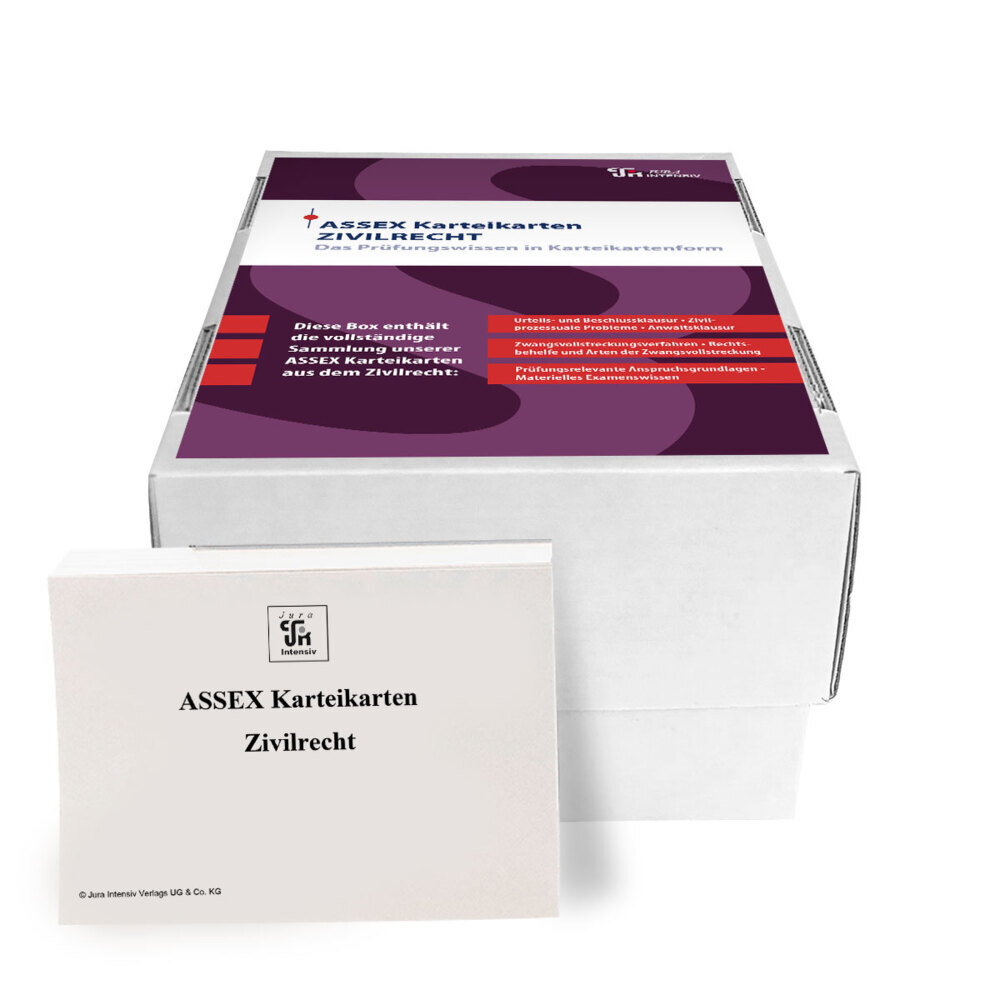 ASSEX Karteikarten Zivilrecht main product photo