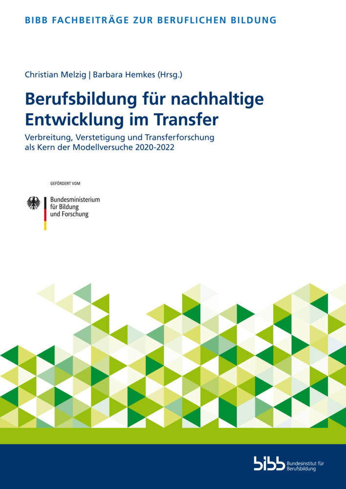 Berufsbildung für nachhaltige Entwicklung im Transfer main product photo