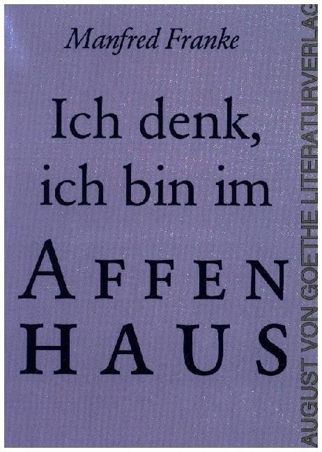 Ich denk', ich bin im Affenhaus main product photo