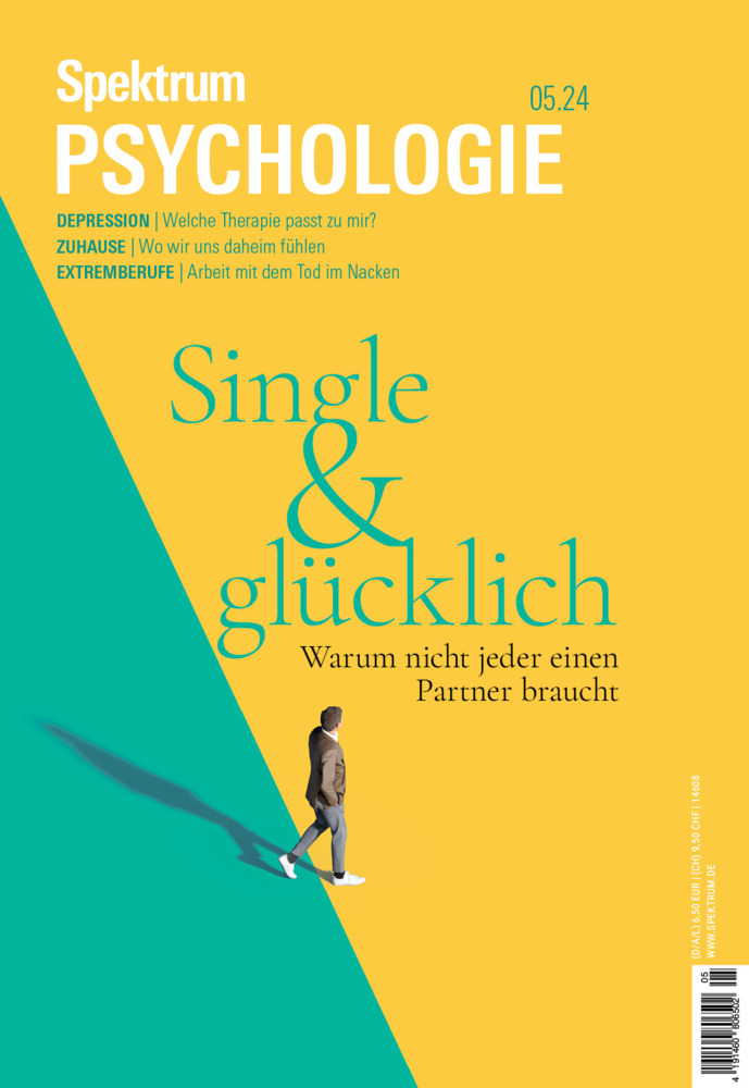 Spektrum Psychologie 5/2024 - Single und glücklich main product photo