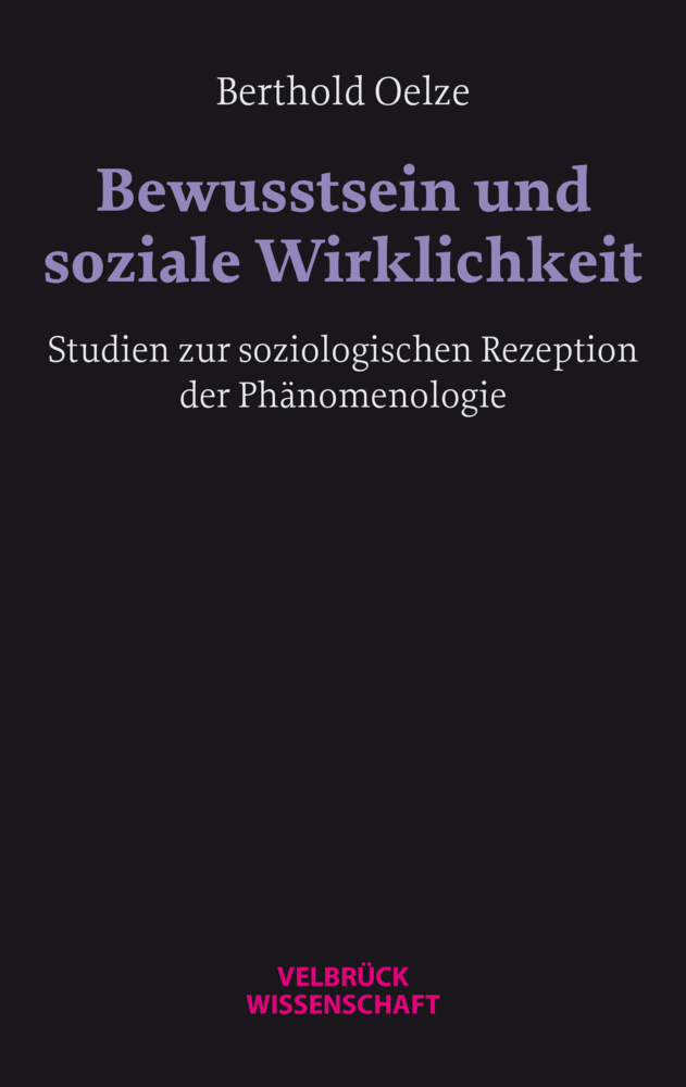 Bewusstsein und soziale Wirklichkeit main product photo