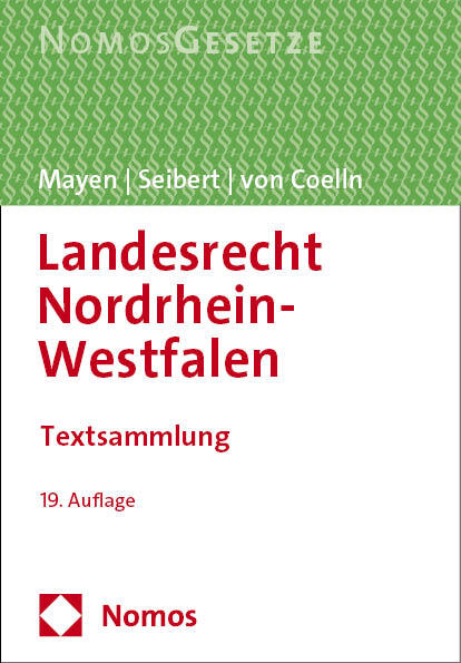 Landesrecht Nordrhein-Westfalen main product photo