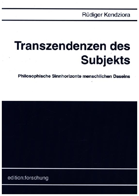 Transzendenzen des Subjekts main product photo