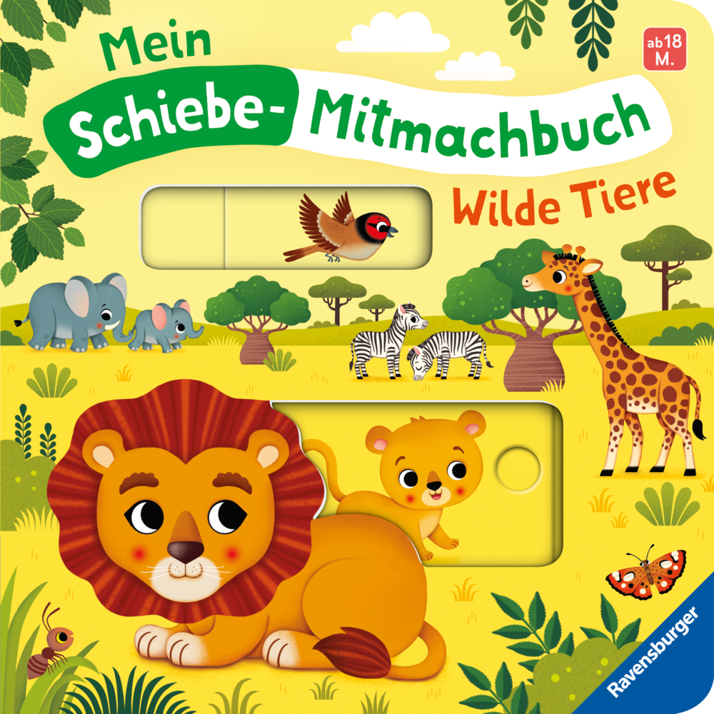 Mein Schiebe-Mitmachbuch - Wilde Tiere main product photo