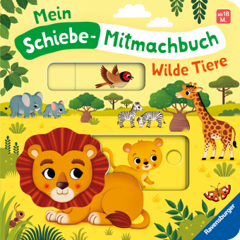 Mein Schiebe-Mitmachbuch - Wilde Tiere