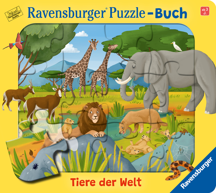 Ravensburger ® Puzzle-Buch - Tiere der Welt main product photo