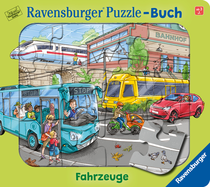 Ravensburger ® Puzzle-Buch - Fahrzeuge main product photo