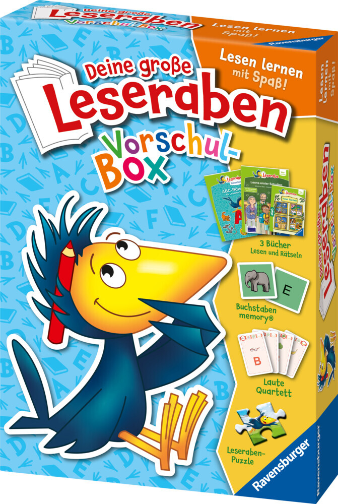 Leserabe Sonderausgaben - Deine große Leseraben Vorschul-Box main product photo