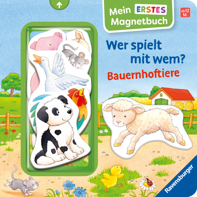 Mein erstes Magnetbuch - Wer spielt mit wem? Bauernhoftiere main product photo