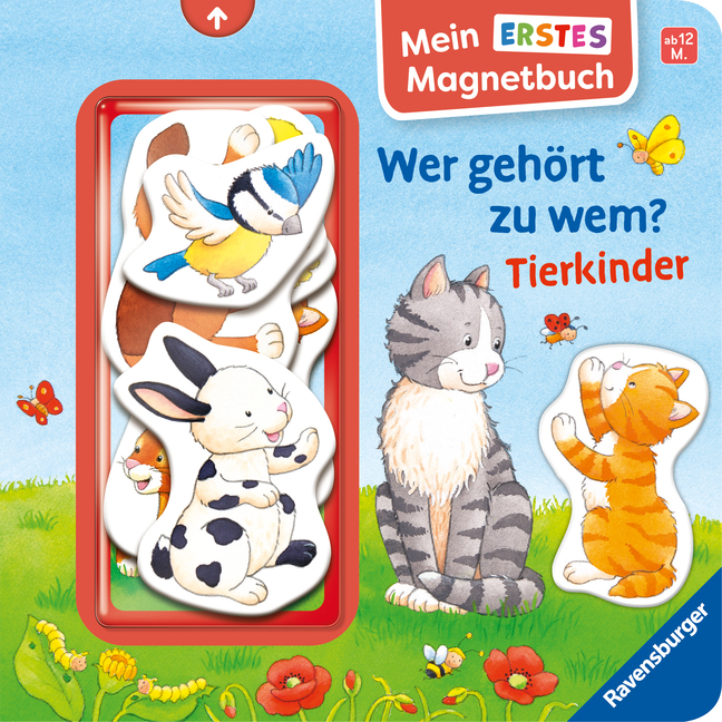 Mein erstes Magnetbuch - Wer gehört zu wem? Tierkinder main product photo