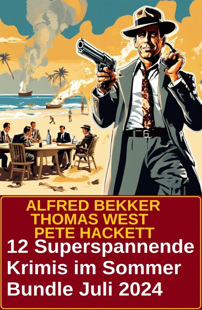 12 Superspannende Krimis im Sommer Bundle Juli 2024 main product photo