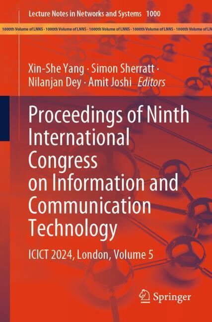 Proceedings of Ninth International Congress on Information and Communication Technology main product photo