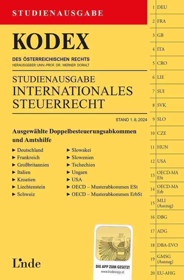 KODEX Studienausgabe Internationales Steuerrecht main product photo
