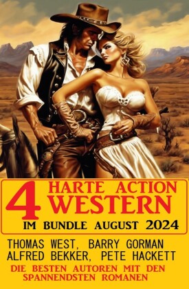 4 Harte Action Western im Bundle August 2024
