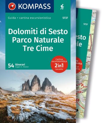 KOMPASS guida escursionistica Dolomiti di Sesto, Parco Natural...
