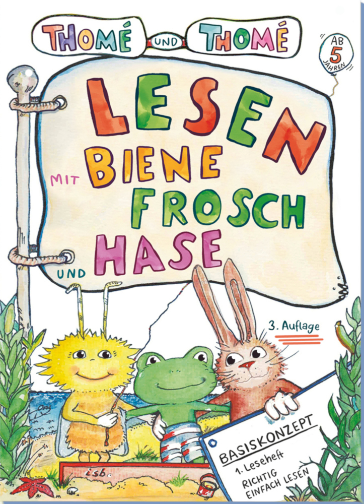 Lesen mit Biene, Frosch und Hase main product photo