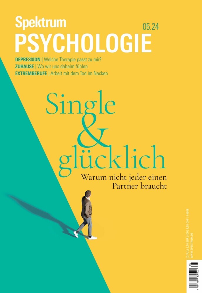 Spektrum Psychologie 5/2024 - Single und glücklich main product photo