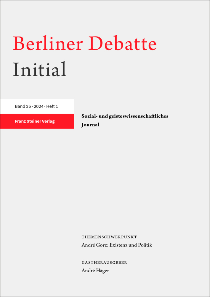 Berliner Debatte Initial 35 (2024) 1 main product photo