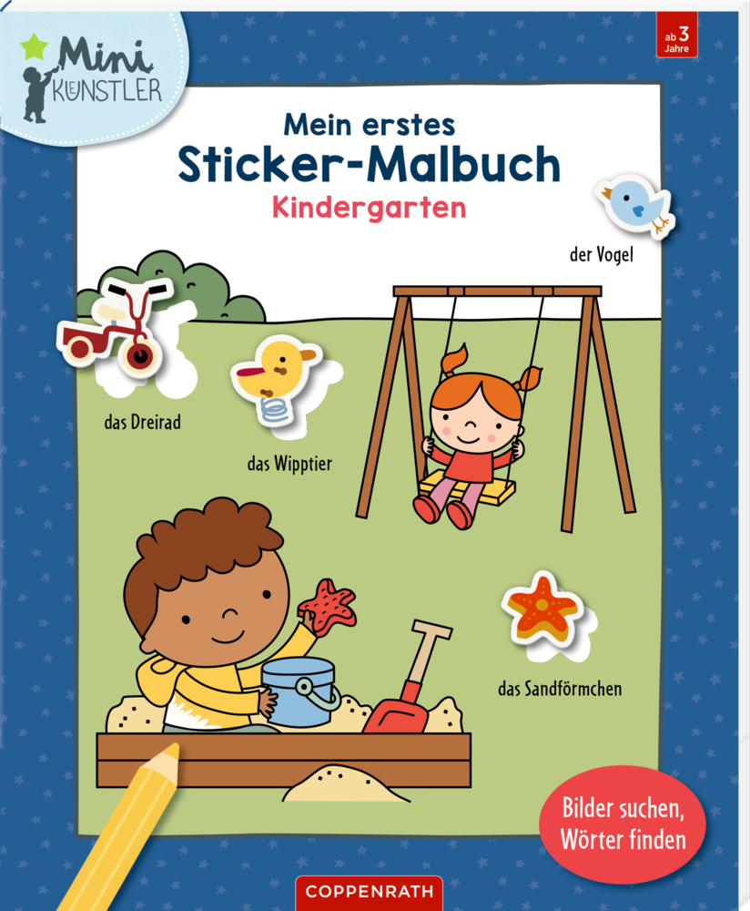 Mein erstes Sticker-Malbuch: Kindergarten main product photo
