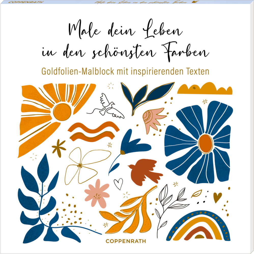 Goldfolien-Malblock - Male dein Leben in den schönsten Farben main product photo