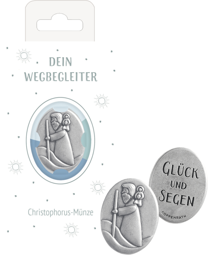 Christophorus-Münze - Glück und Segen main product photo