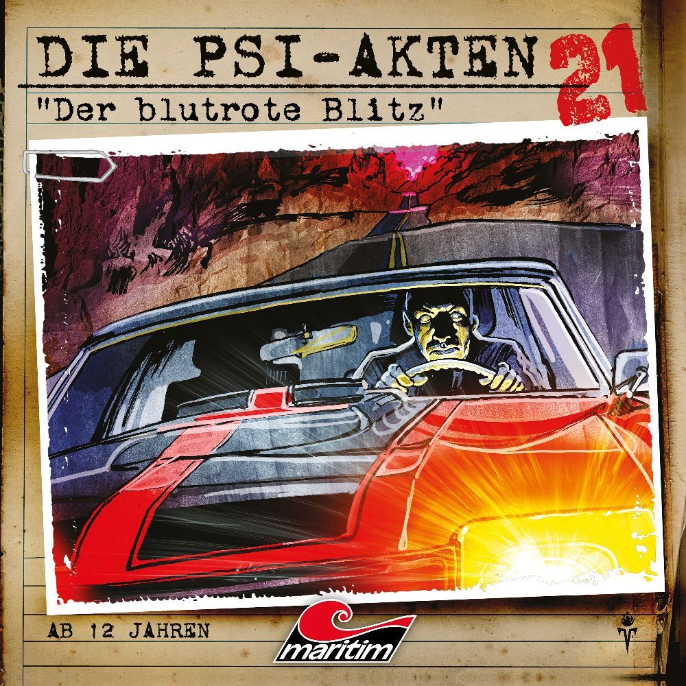 Die PSI-Akten - Der blutrote Blitz, 1 Audio-CD main product photo
