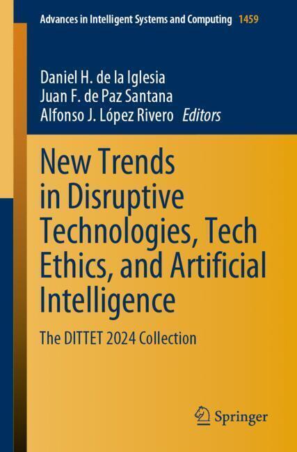 New Trends in Disruptive Technologies, Tech Ethics, and Artificial Intelligence main product photo
