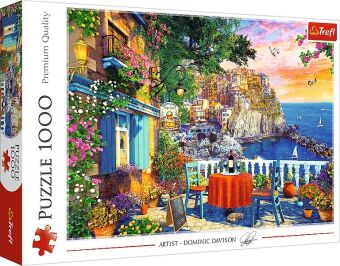 Puzzle 1000  Blick auf die Cinque Terre