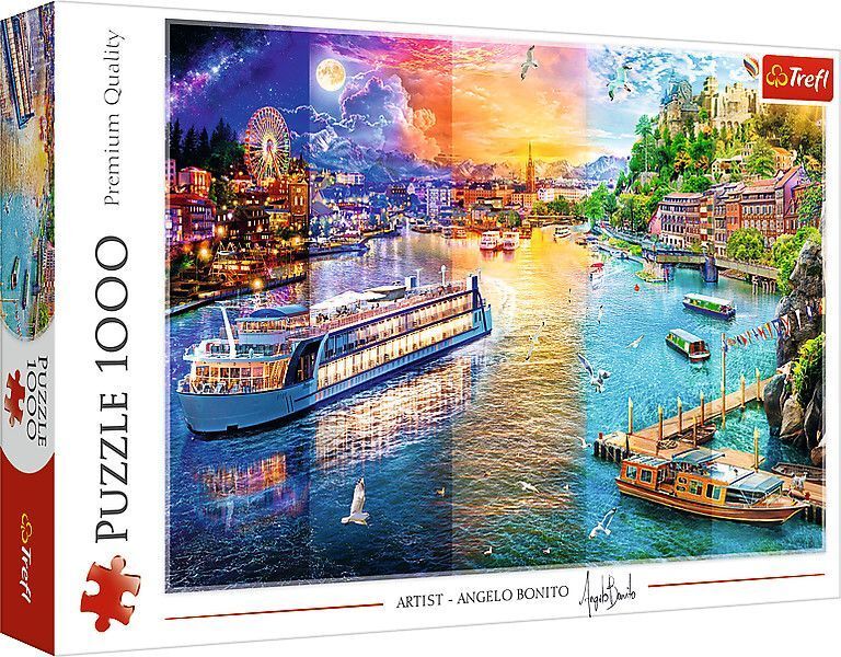 Puzzle 1000 Flussfahrt main product photo