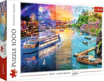 Puzzle 1000  Flussfahrt