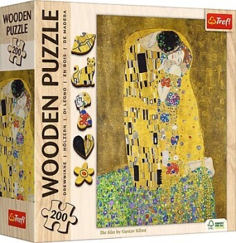 Holz Puzzle 200 - Die Große Welle in Kanagawa / Hokusai Katsushika