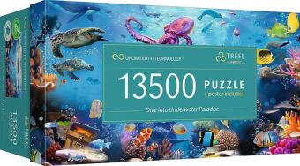UFT Puzzle 13500 - Tauchen Sie ein in das Unterwasserparadies