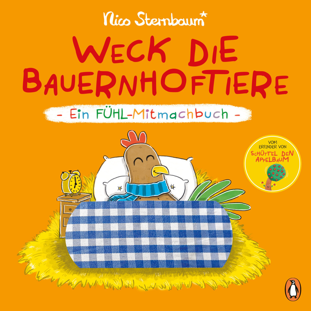 Weck die Bauernhoftiere - Ein Fühl-Mitmachbuch main product photo