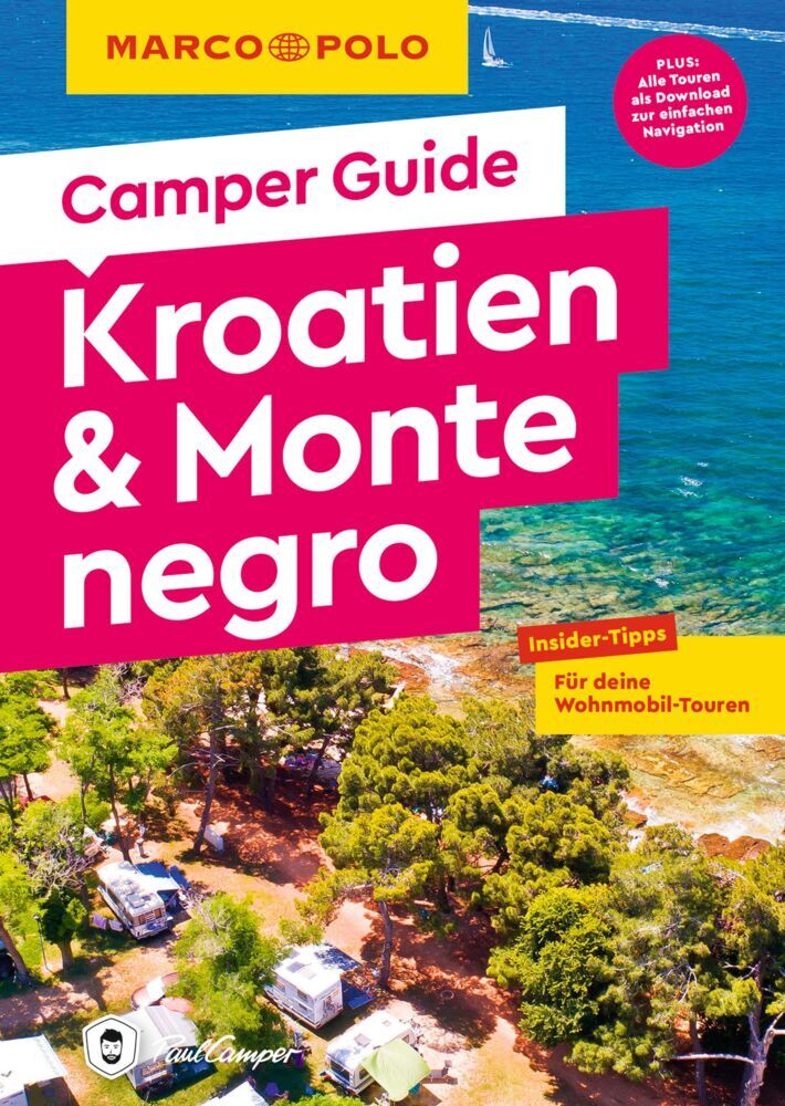 MARCO POLO Camper Guide Kroatien & Montenegro main product photo