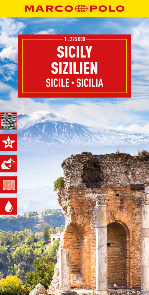 MARCO POLO Reisekarte Italien 14 Sizilien 1:225.000 main product photo