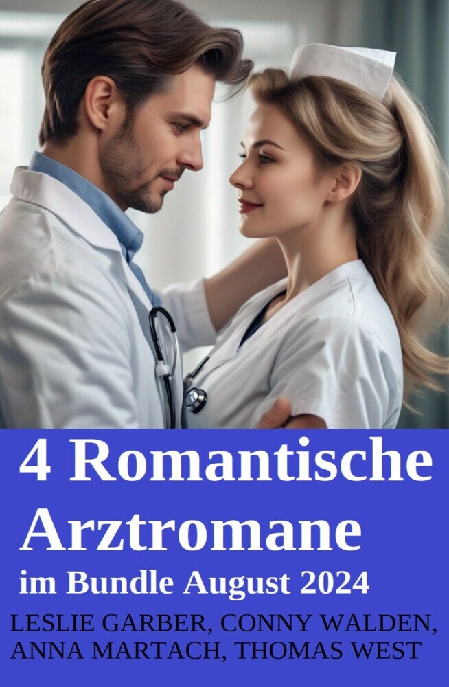 4 Romantische Arztromane im Bundle August 2024 main product photo