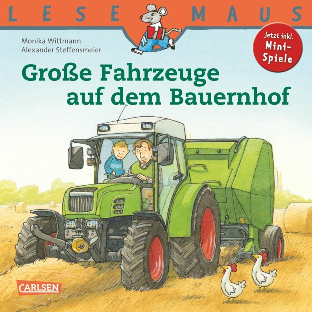 LESEMAUS: Große Fahrzeuge auf dem Bauernhof main product photo