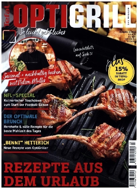 Tefal OptiGrill Magazin: So leicht geht lecker - Rezepte aus dem Urlaub main product photo