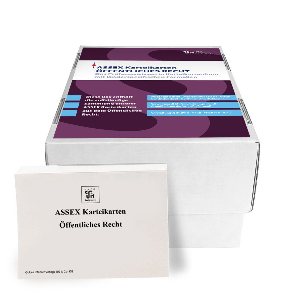 ASSEX Karteikarten Öffentliches Recht - NRW main product photo