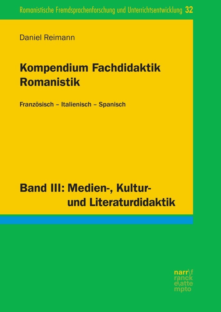 Kompendium Fachdidaktik Romanistik. Französisch - Italienisch - Spanisch main product photo