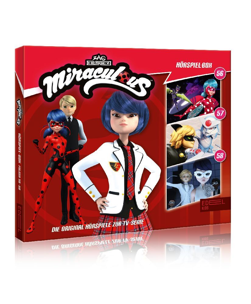 Miraculous: Hörspiel-Box. Tl.56-58, 3 Audio-CD main product photo