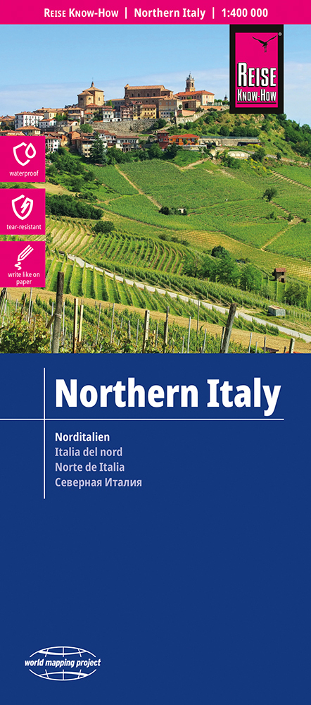 Reise Know-How Landkarte Italien, Nord / Northern Italy (1:400.000) main product photo
