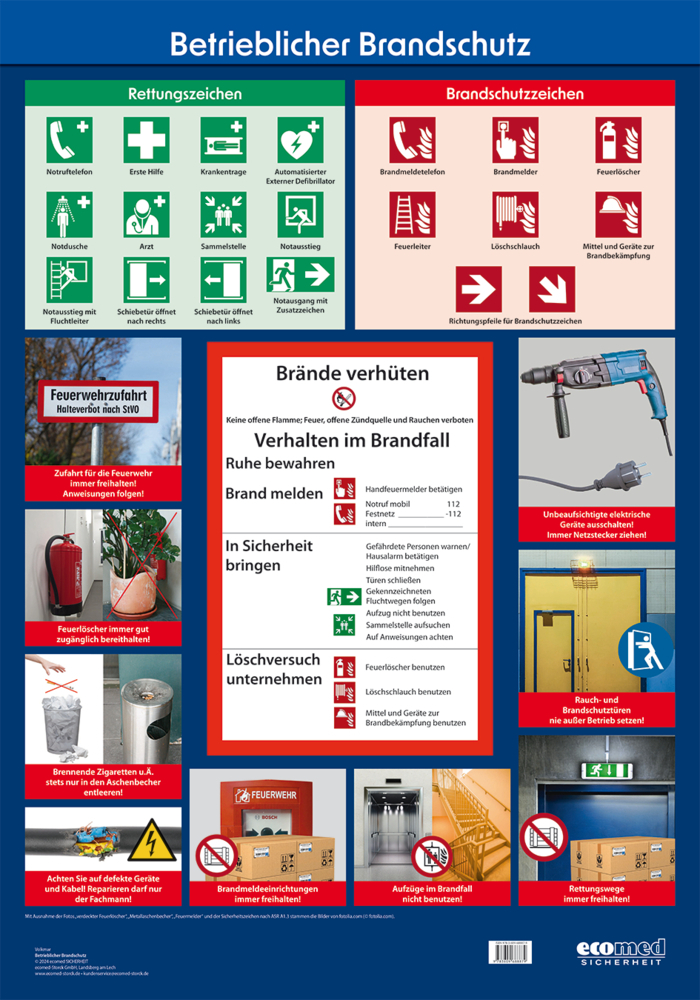 Wandtafel Betrieblicher Brandschutz main product photo