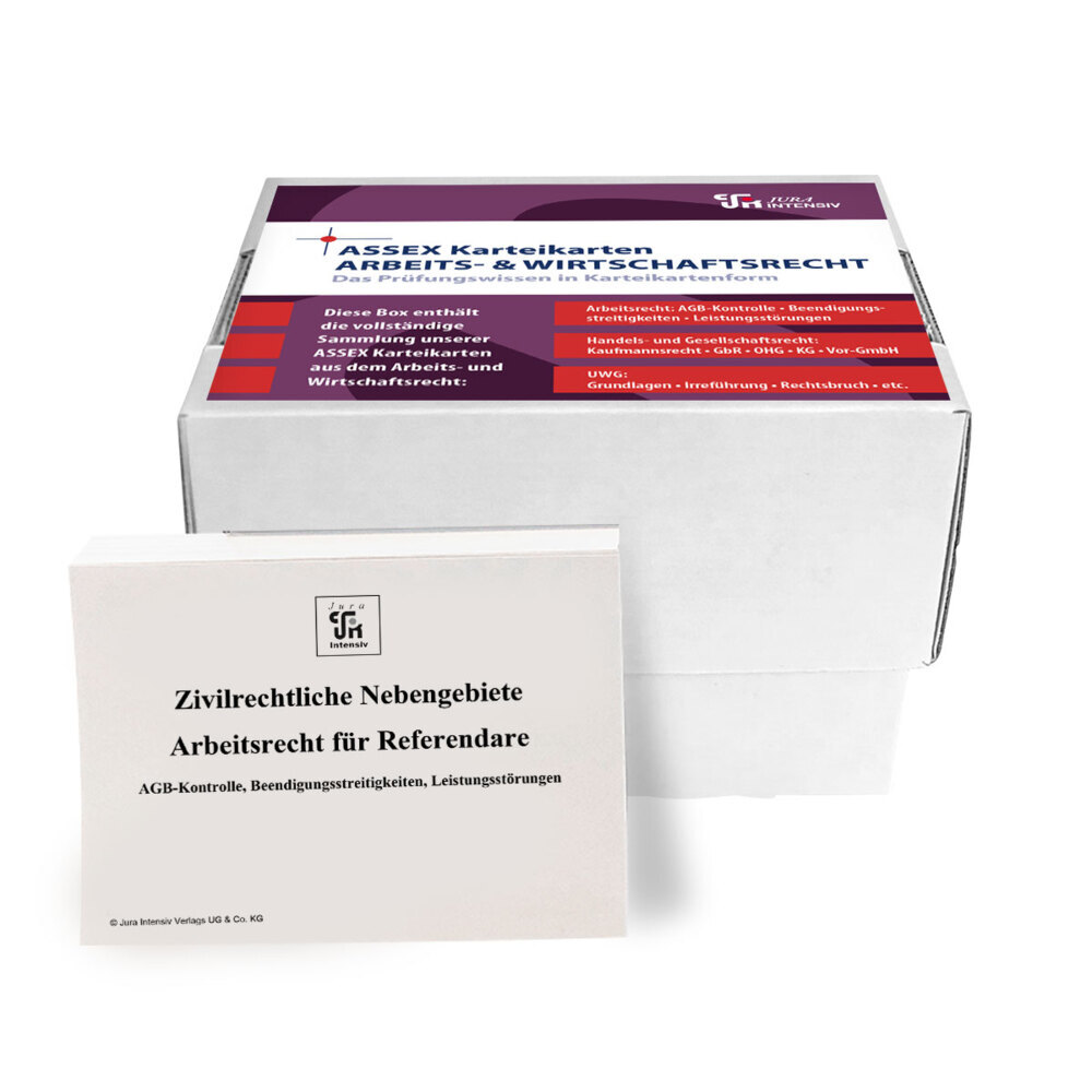 ASSEX Karteikarten Arbeits- & Wirtschaftsrecht main product photo