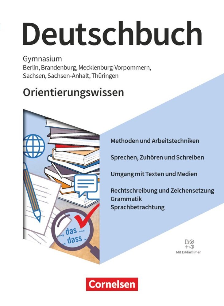 Deutschbuch Gymnasium - Berlin, Brandenburg, Mecklenburg-Vorpommern, Sachsen, Sachsen-Anhalt und Thüringen - Ausgabe 2019 - 5.-10. Schuljahr main product photo