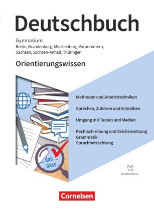 Deutschbuch Gymnasium - Berlin, Brandenburg, Mecklenburg-Vorpommern, Sachsen, Sachsen-Anhalt und Thüringen - Ausgabe 2019 - 5.-10. Schuljahr