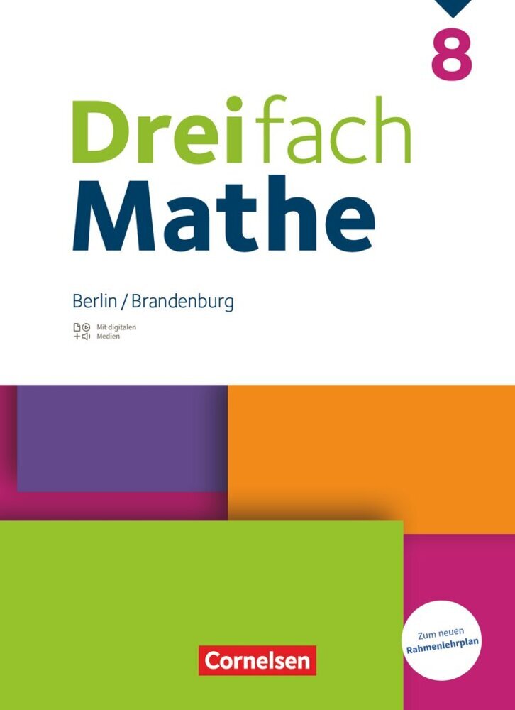 Dreifach Mathe - Berlin und Brandenburg - 8. Schuljahr main product photo