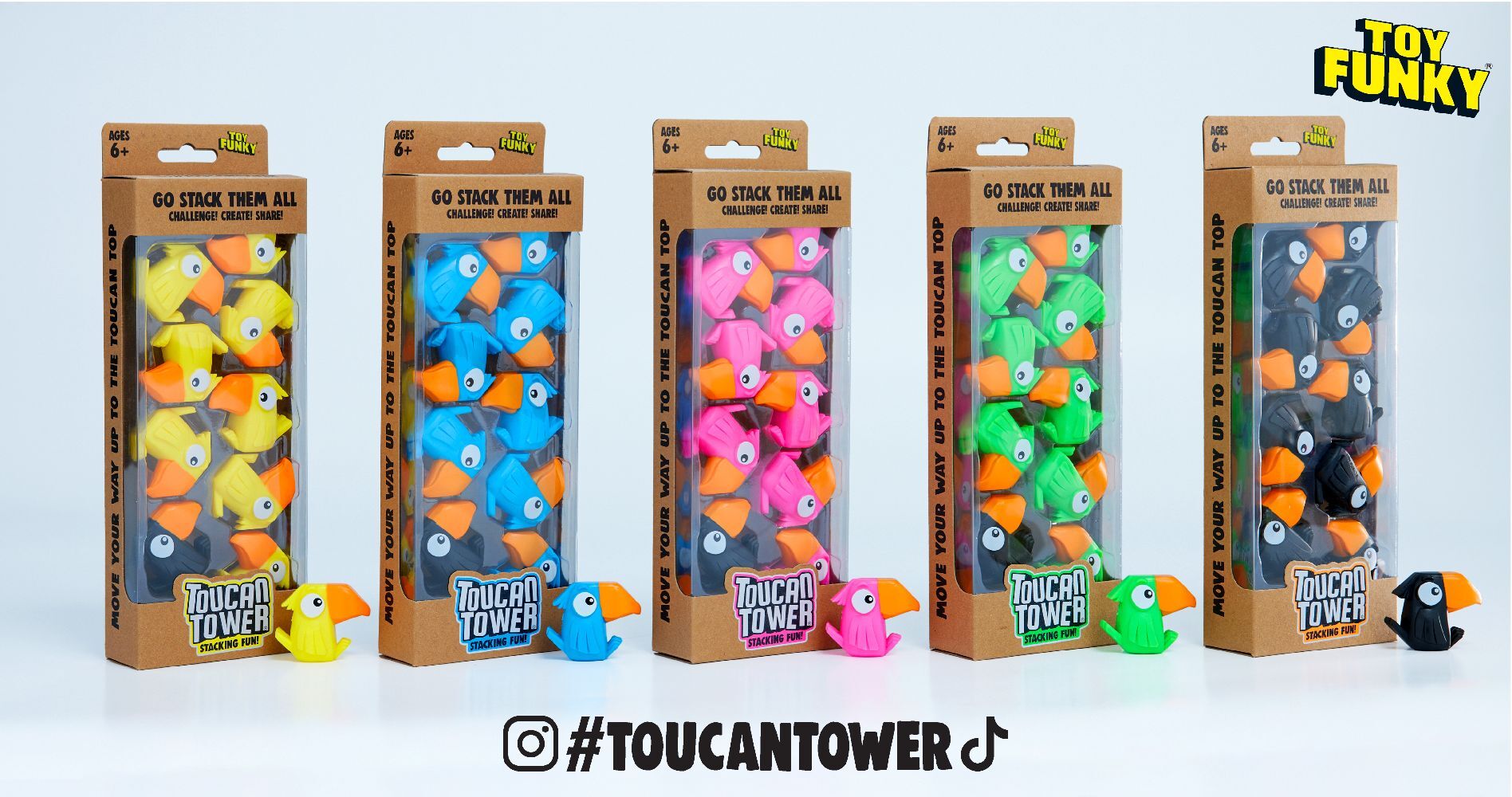 Toucan Tower Stacking Fun main product photo